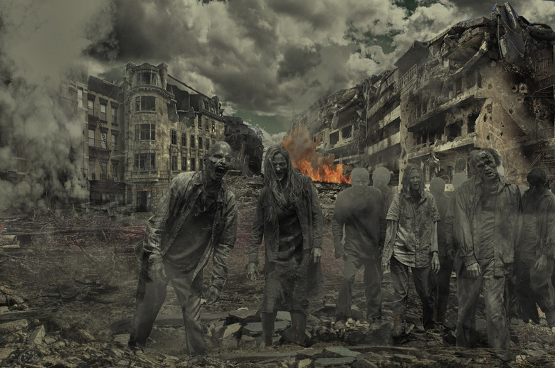 зомби в военной форме