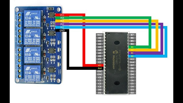 Relay Interface Pic16f877a And Make Useful Projects With It.