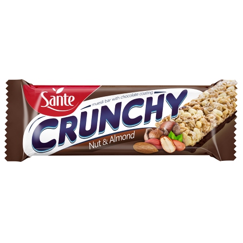 Santé Muesli Bar Chocolate Coated with Nuts & Banana 40g