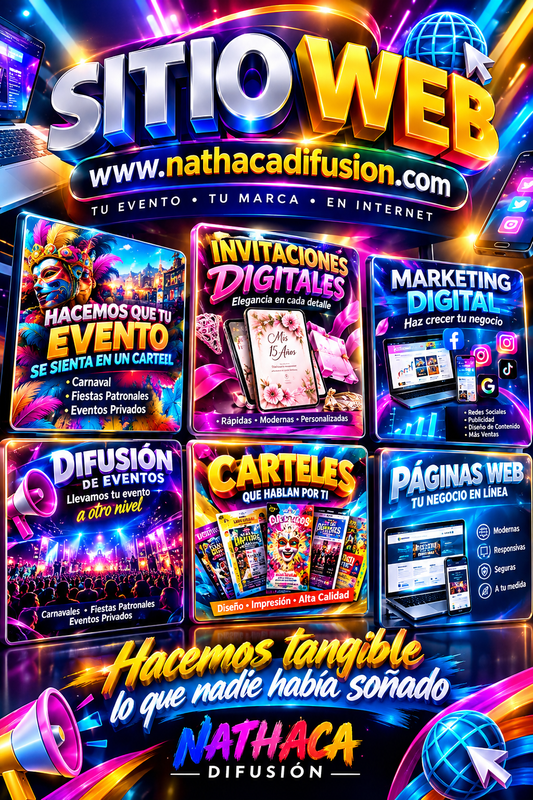 Sitio Web Nathaca Difusión