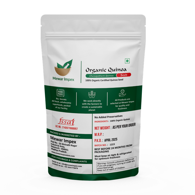 Quinoa seed back