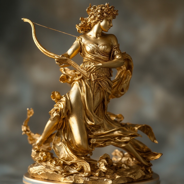 A-Gold-sculpture-naked-full-bo-2
