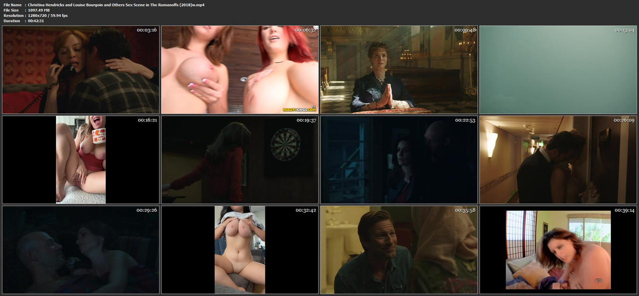 Christina Hendricks and Louise Bourgoin and Others Sex Scene in The Romanoffs (2018)w.mp4