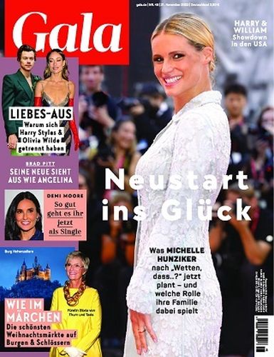 Cover: Gala Frauenzeitschrift No 48 vom 21  November 2022