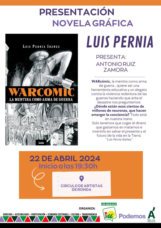 Presentación de la novela gráfica Warcomic