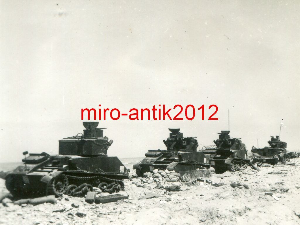 Foto, Wehrmacht, zerstörte Panzer, Light Tank Mk