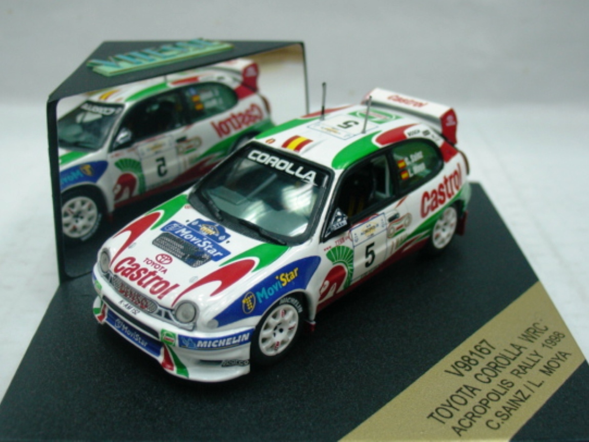 Skid Vitesse 1/43 - Toyota Corolla WRC Acropolis Rally 1998 Sainz - Occasion