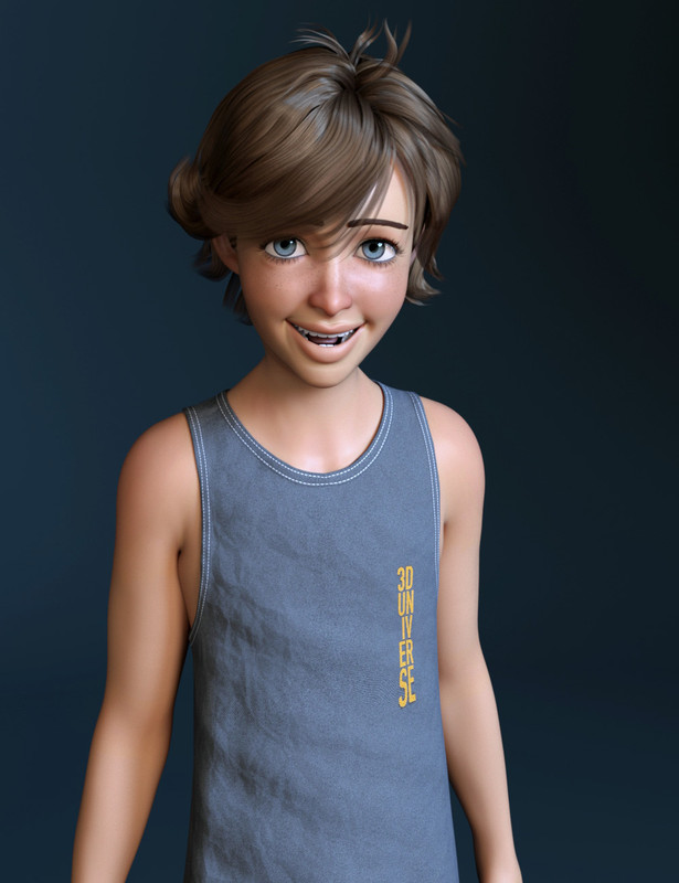 Young Toon Male for Cartoon Adult Male for Genesis 9