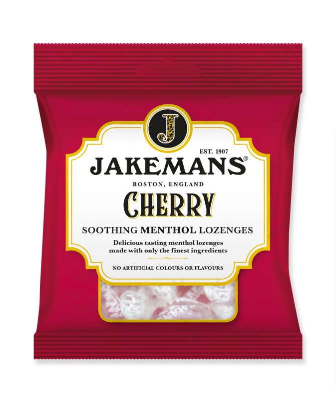 Jakemans Cherry Menthol Lozenges 73G