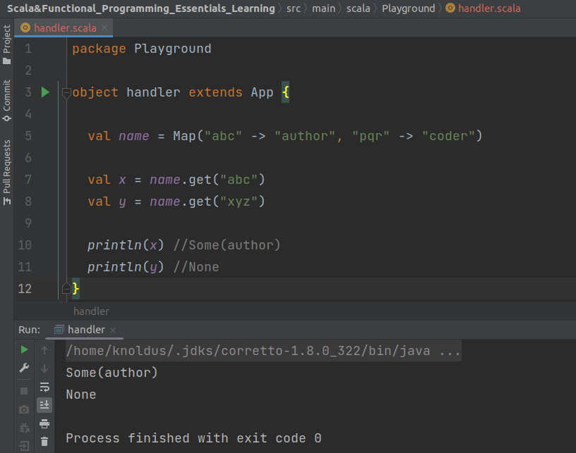 Code Handling error