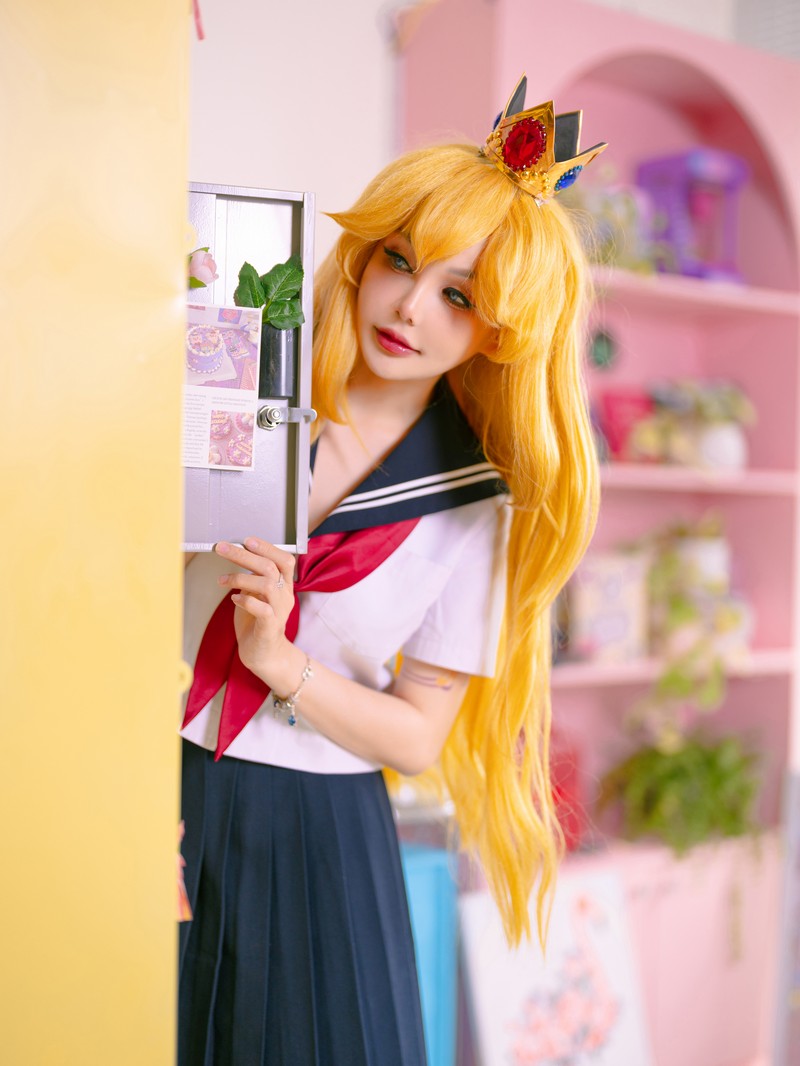 Joyce Lin2x Princess Peach Cosplay 写真图集 55P插图5