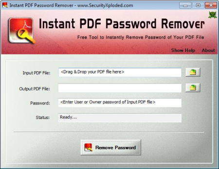 Instant PDF Password Remover 9.0