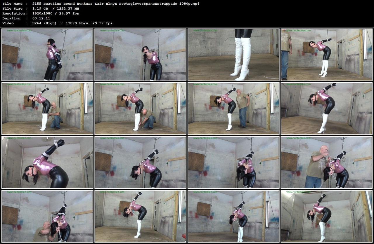 2155 Beauties Bound Hunters Lair Hlnyx Bootsglovesspanexstrappado 1080p mp4