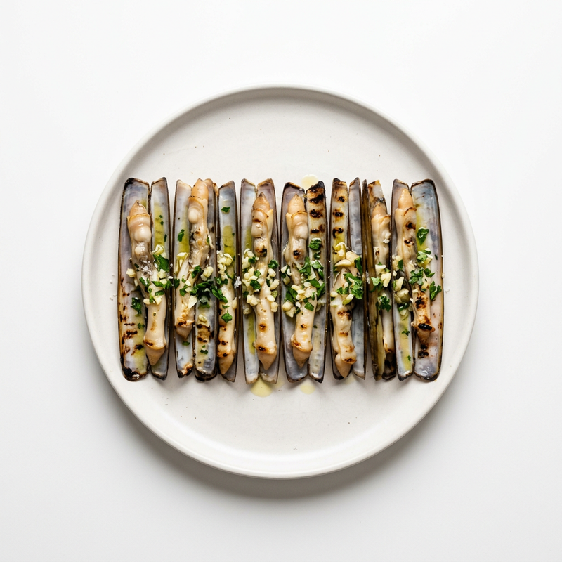Tapa De Navajas A La Plancha