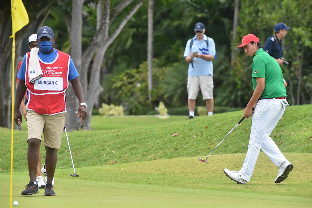El golfista mexicano Santiago De la Fuente logra el segundo lugar en la LAAC