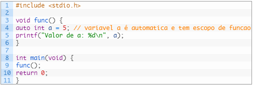 Modificadores de Armazenamento