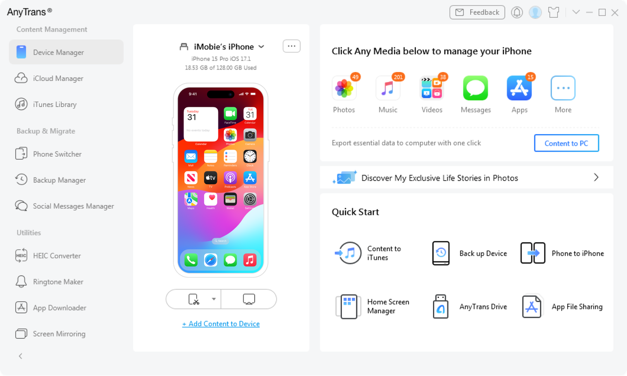 AnyTrans for iOS 2024