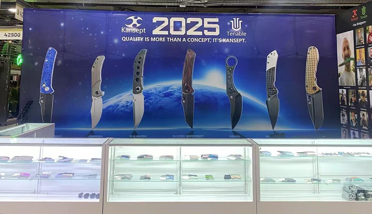 Tenable Booth at Knife Show
