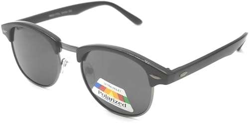 Amazon: Gafas Polarizadas tipo club máster lentes carey y negro