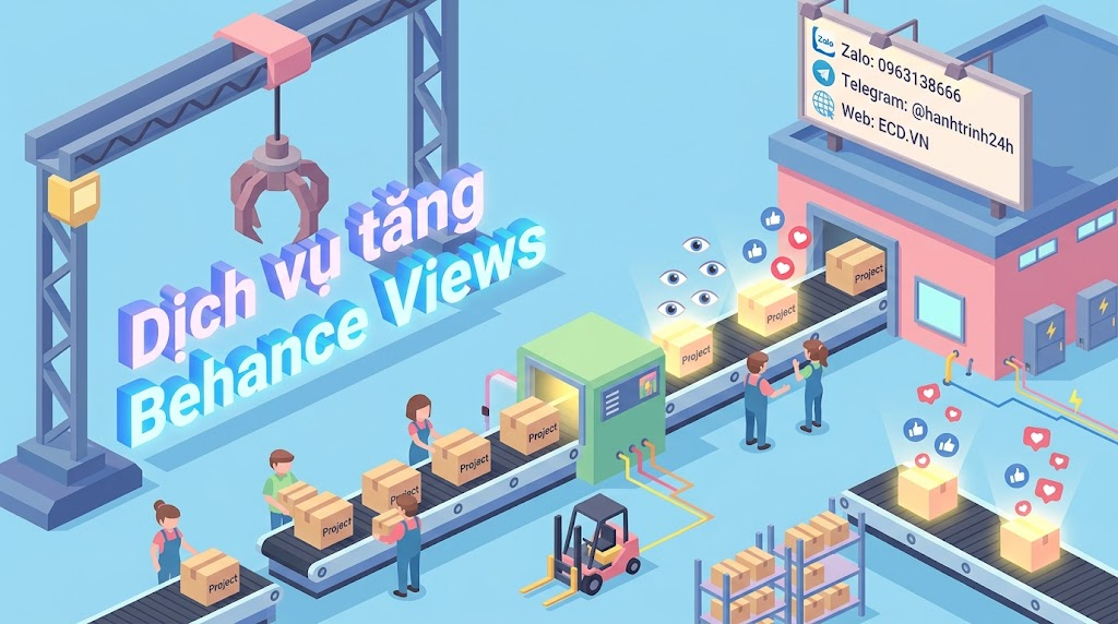 dịch vụ tăng behance views miễn phí tăng follower