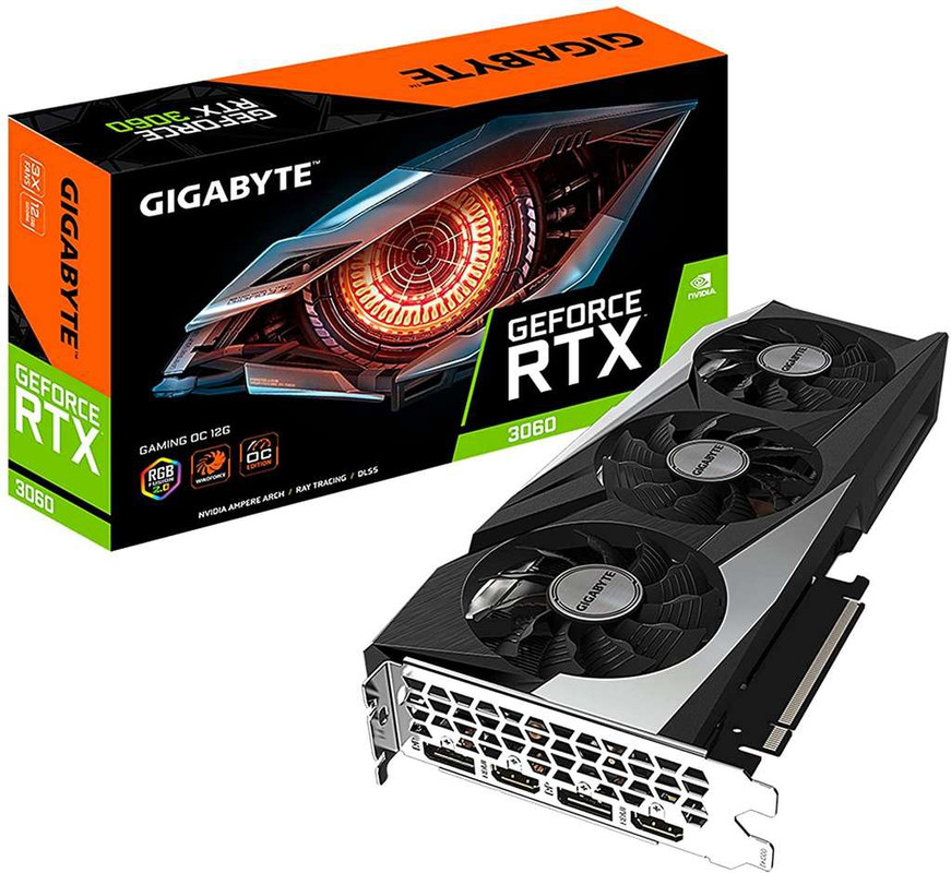 Digitalife: RTX 3060 Gigabyte Gaming OC 12 GB 
