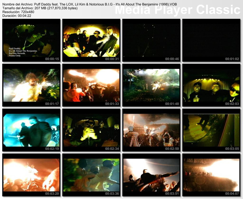 Puff Daddy feat. The LOX, Lil Kim & Notorious B.I.G - It's All About The Benjamins (1998).VOB_thumbs