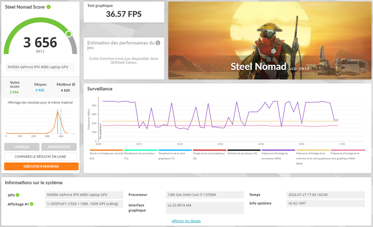 3DMark Steel Nomad