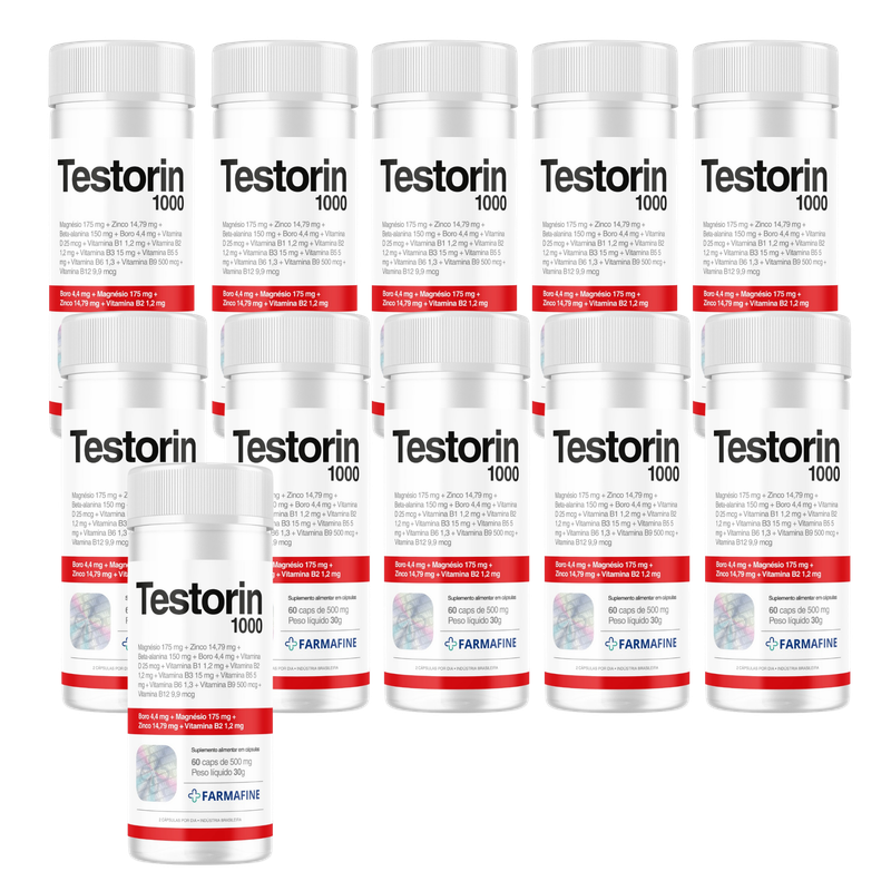Testorin 1000 - 11 frascos