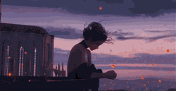 lonely-animated-girl-flying-fire-lanterns-9l8q7ojn0s7cicxj.gif