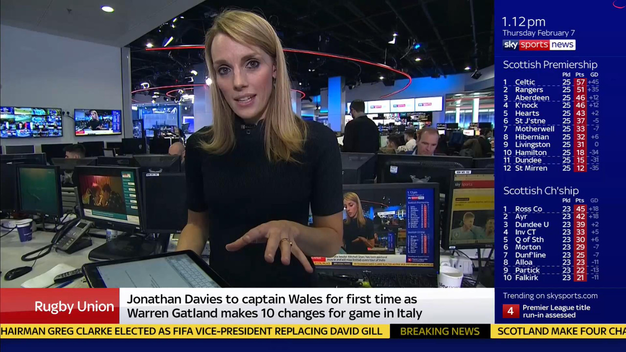 07 February - 13.00.00 - Sky Sports News. All the news from the 