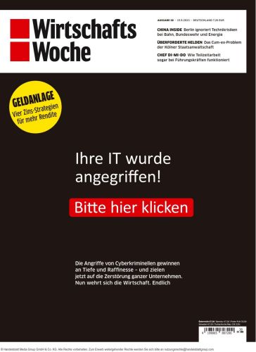 Cover: Wirtschaftswoche Magazin No 38 vom 15  September 2023
