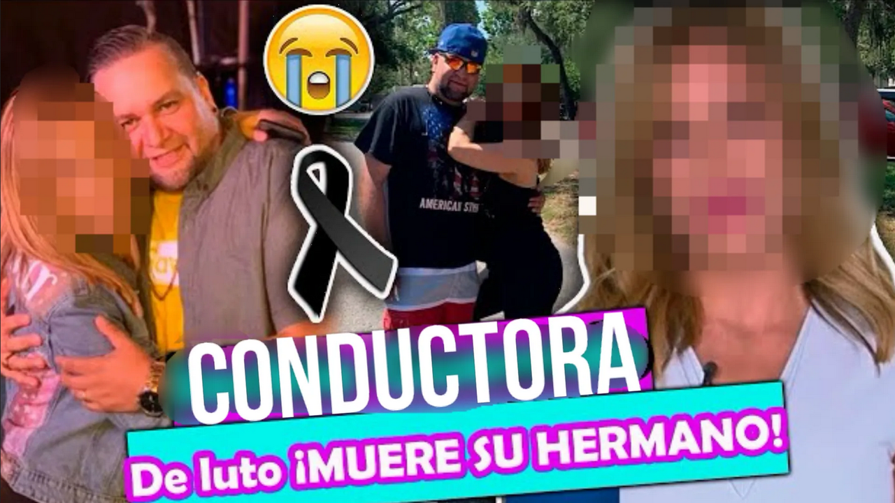 Desconsolada, querida conductora llora en vivo la muerte de su hermano: