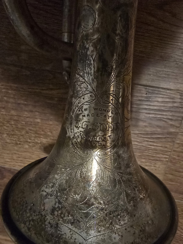 CONN 1914 NEW WONDER 80A TRUMPET sn 140380 (14)
