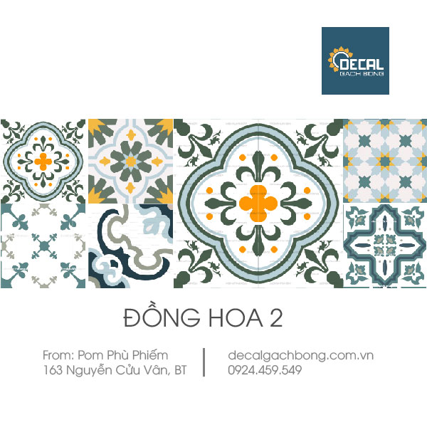Decal gạch bông - giải pháp trang trí cho người bận rộn