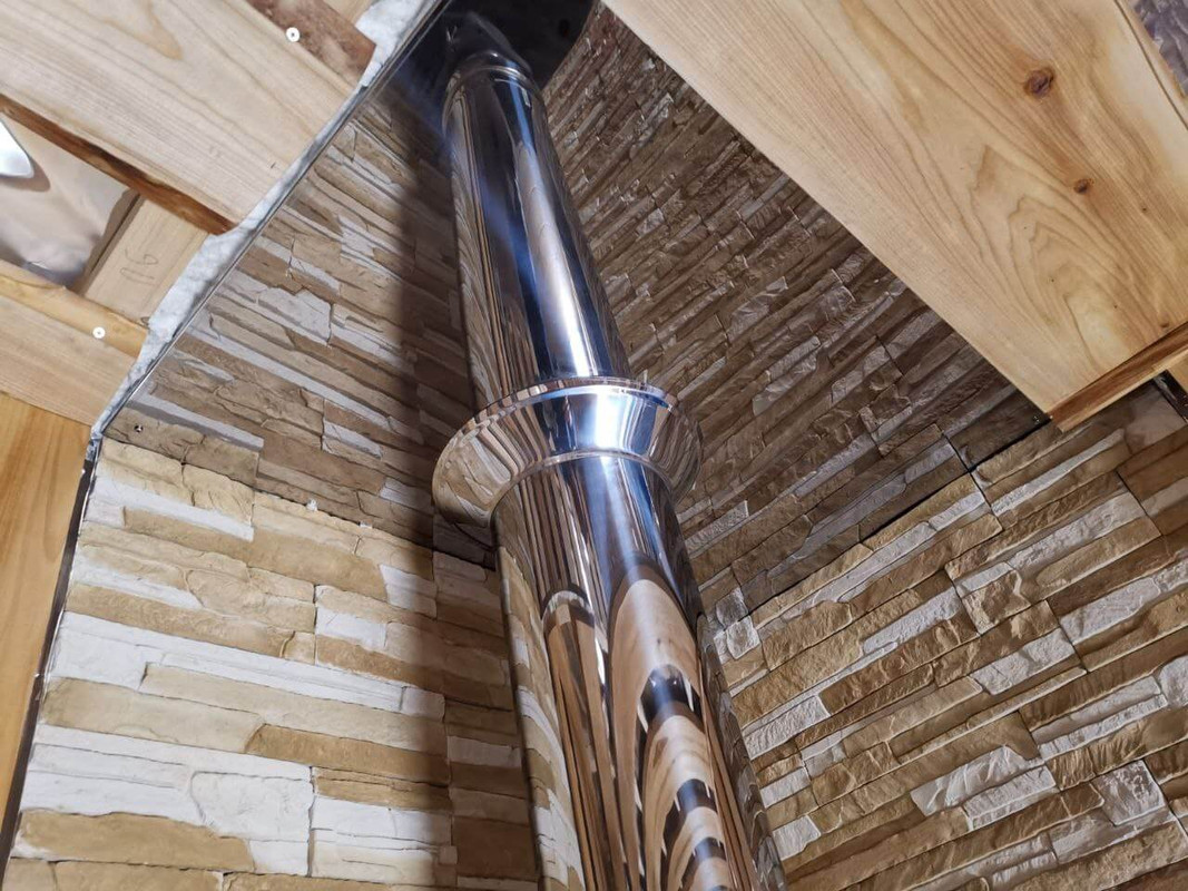 безопасный дымоход для бани