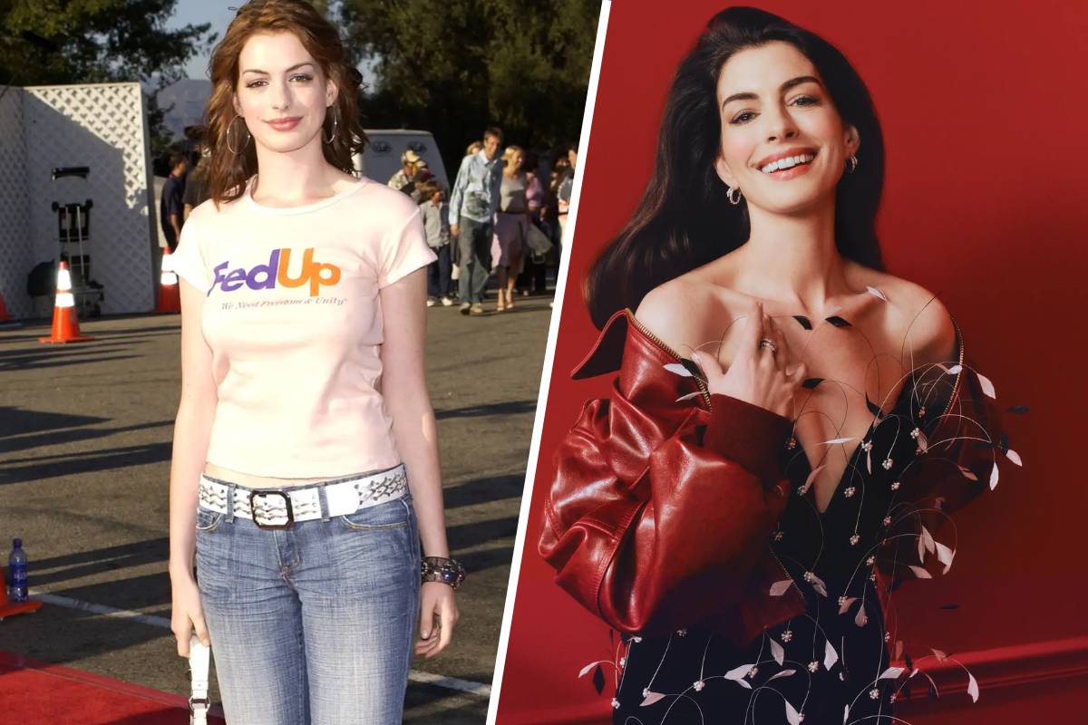 A Look Back At Anne Hathaway's Transformation As 2000s Icon Crowned 'World's Most Beautiful'