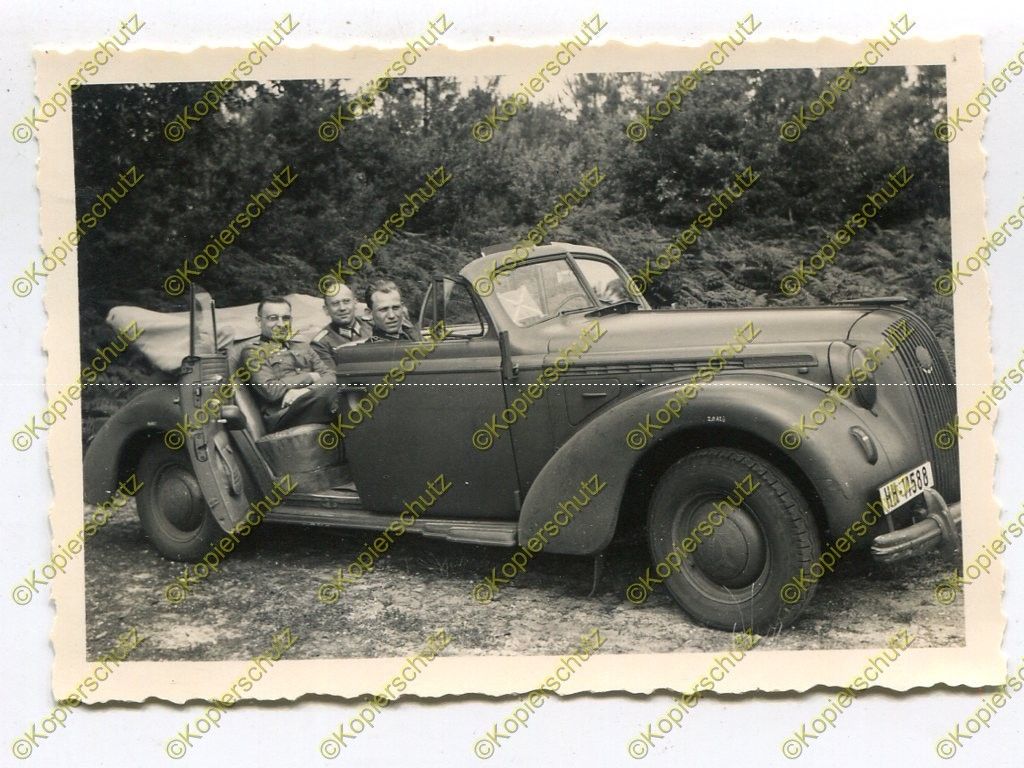 Foto, Wehrmacht, PKW, Opel Admiral viertürige Ka