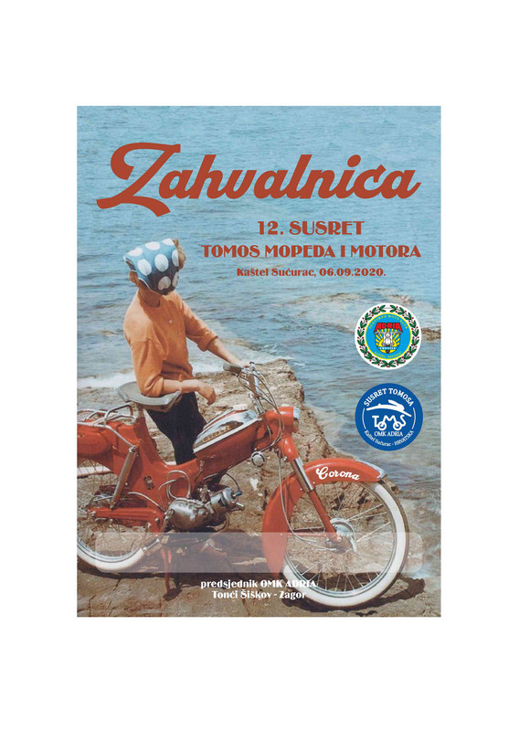 Zahvalnica 12. SUSRET TOMOSA 2020.1