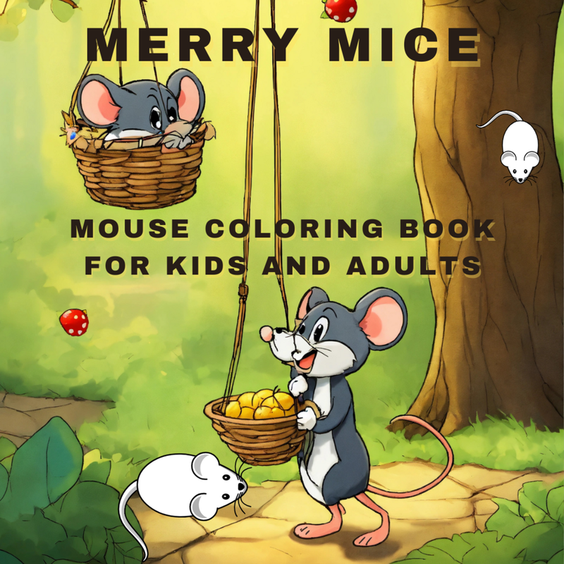 Merry Mice:Coloring Book for Kids and Adults