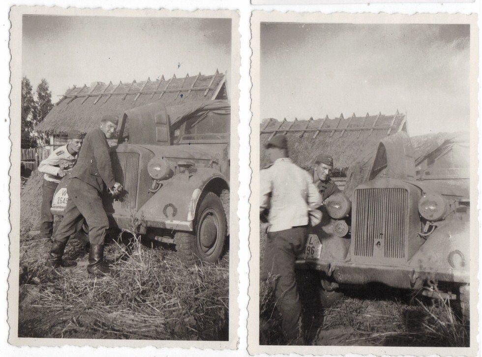 Foto Wehrmacht LKW WL 26496 verm. b. Orel (Orjol