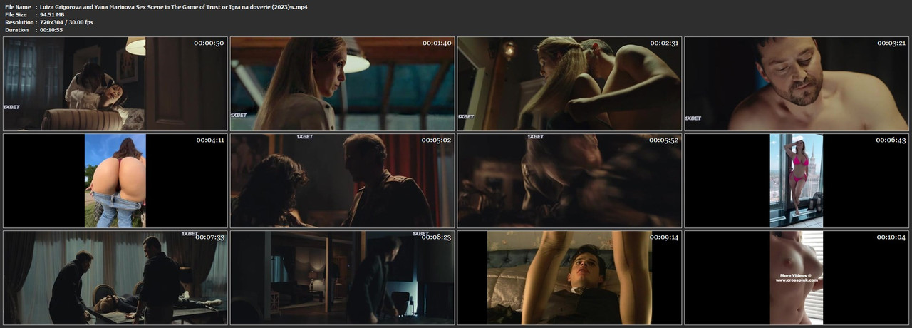 Luiza Grigorova and Yana Marinova Sex Scene in The Game of Trust or Igra na doverie (2023)w.mp4