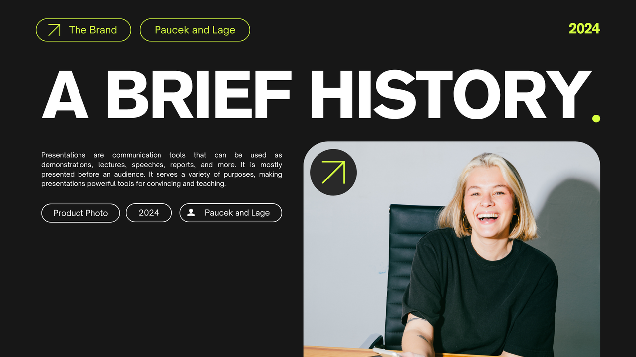 Green and Black Bold Creative Brief Presentation
