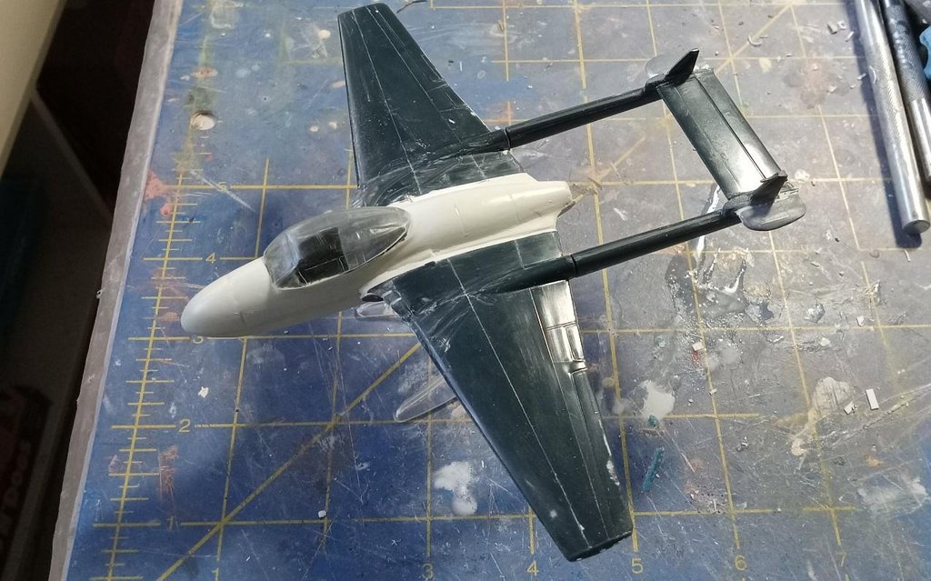 1/72 Frog/AirModel Vampire NF.10 - Ready for Inspection