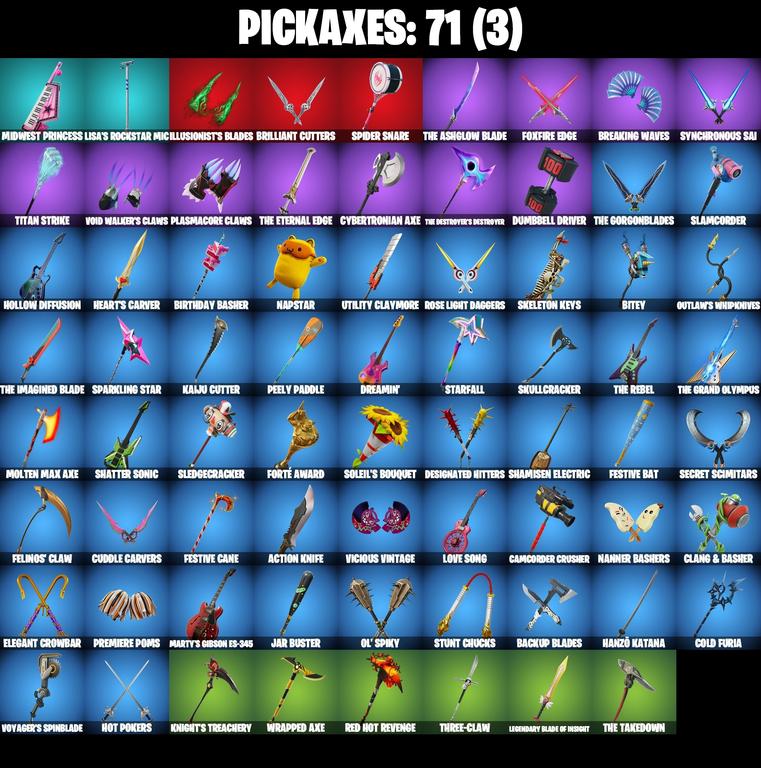 pickaxes comp