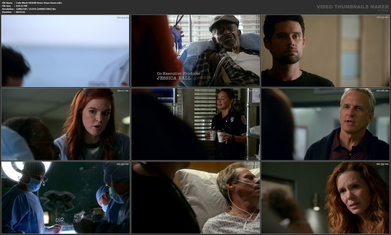 Code Black S03E08 Home Stays Home.mkv