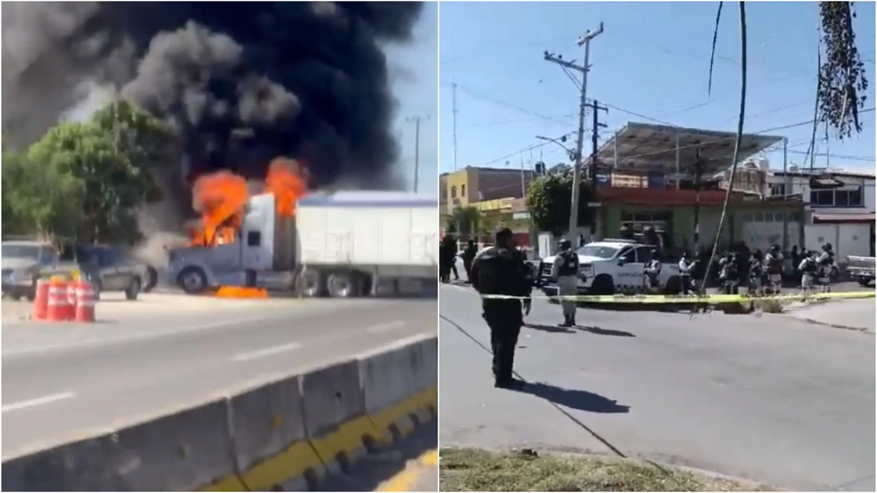 Narcobloqueos dejan bajo fuego a Ocotlán, Jalisco: videos muestran ataque armado