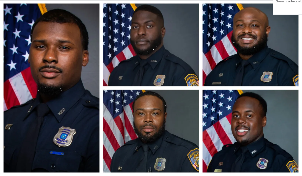 Expolicías se declaran inocentes de haber matado a Tyre Nichols