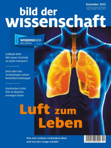 Cover: Bild der Wissenschaft Magazin No 12 Dezember 2022