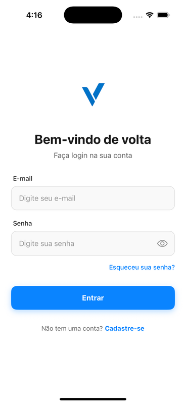 Tela do App VendusPay