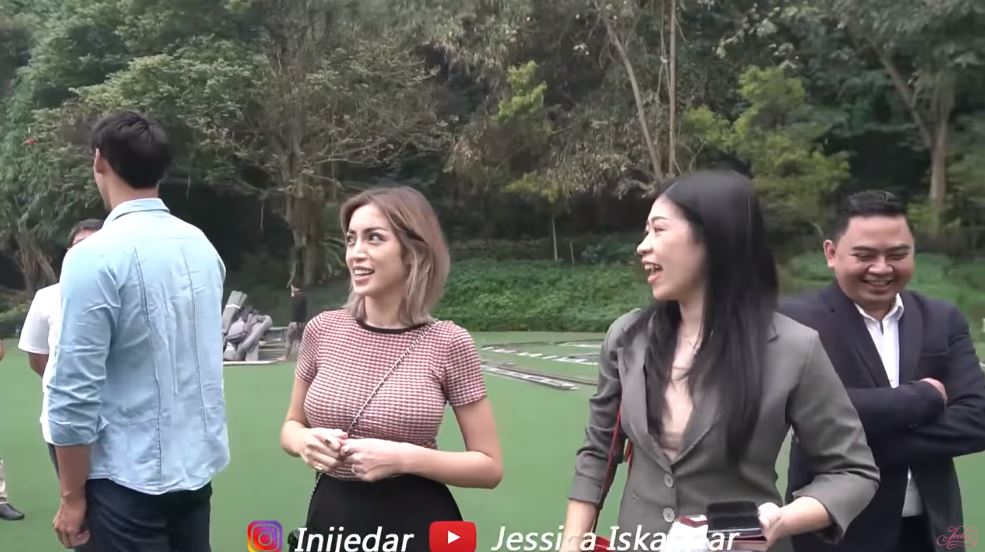 Jessica Iskandar dan Richard Kyle sambangi venue pernikahan